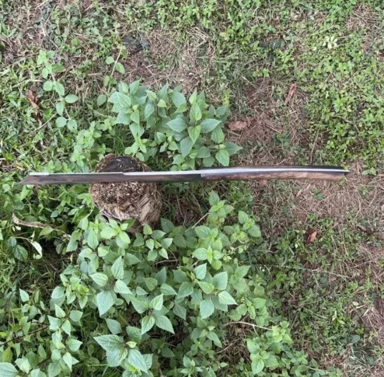Custom Handmade Carbon Steel Survival Bowie Machete Sword| Hunting Knife Camping