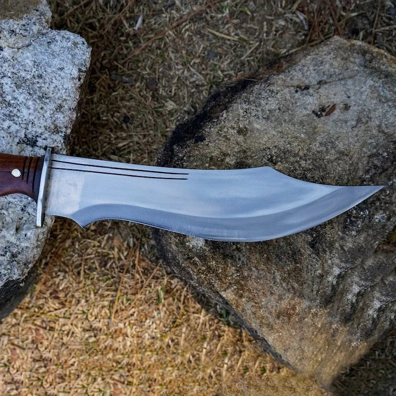 Custom Handmade Carbon Steel Blade Ancient Bowie Knife | Hunting Knife Camping
