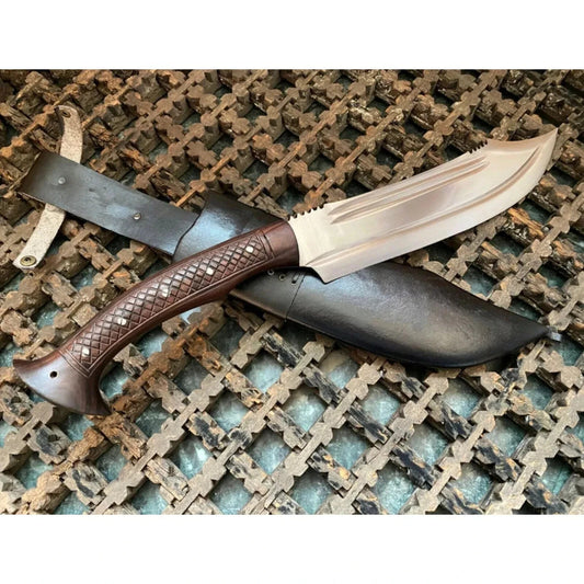 Custom Handmade Carbon Steel Blade Survival Machete Sword| Hunting Sword Camping
