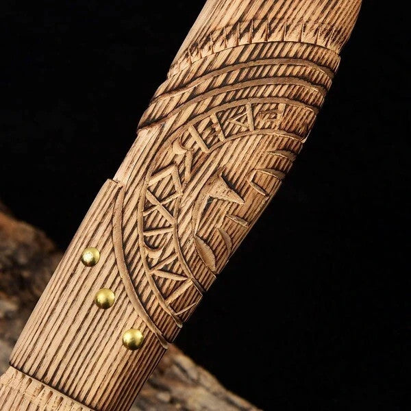 Custom Handmade Carbon Steel Blade Bearded Viking Axe | Hunting Axe Camping Axe