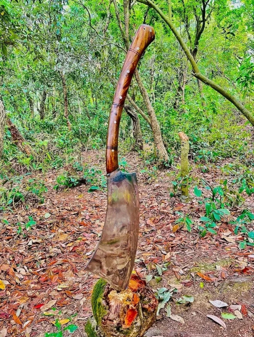 Custom Handmade Carbon Steel Blade Villagers Machete Sword | Hunting 32 inches