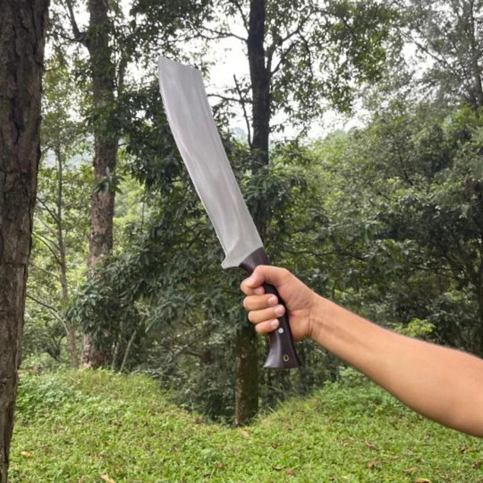 Custom Handmade Carbon Steel Blade Hefty Cleaver Knife | Hunting Knife Camping