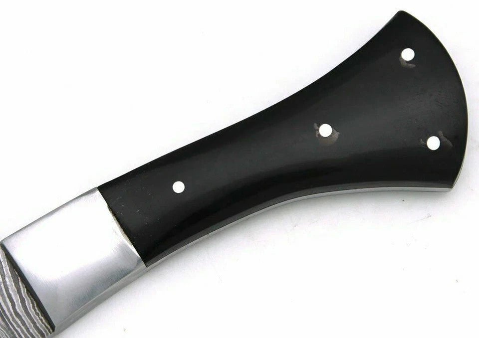 Custom Handmade Carbon Steel Blade Bowie Machete Kukri Hunting Knife Camping