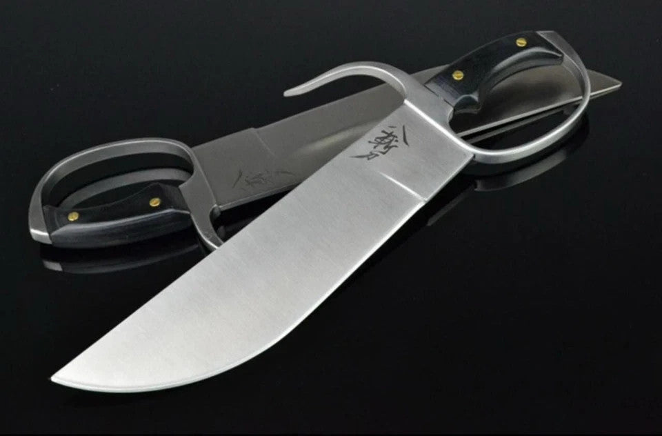 HandCrafted Damascus Steel Wing Chun Practice Randall style Blunt BLADES, Sword,