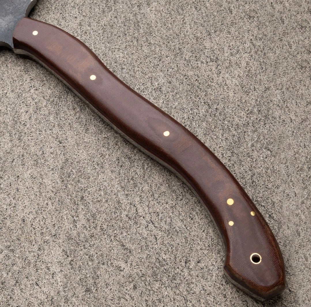 HANDMADE 13" CARBON STEEL REPLICA FULL TANG AXE TOMAHAWK AXE HATCHET RnD SAYOC