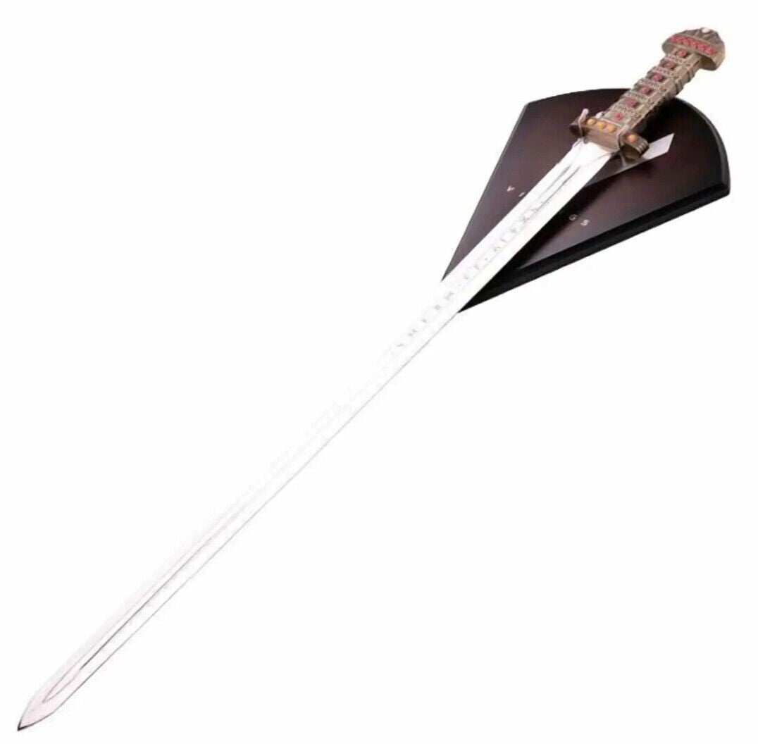 Viking Sword of King Ragnar Lothbrok, Vikings Ragnar,Battle Ready Medieval Sword
