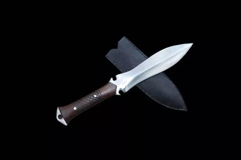 Custom Handmade Carbon Steel Survival Dagger Machete Sword Hunting Knife Camping