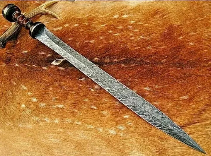 32" Handmade Damascus Steel Gladiator Roman Empire Gladius Medieval Greek Sword