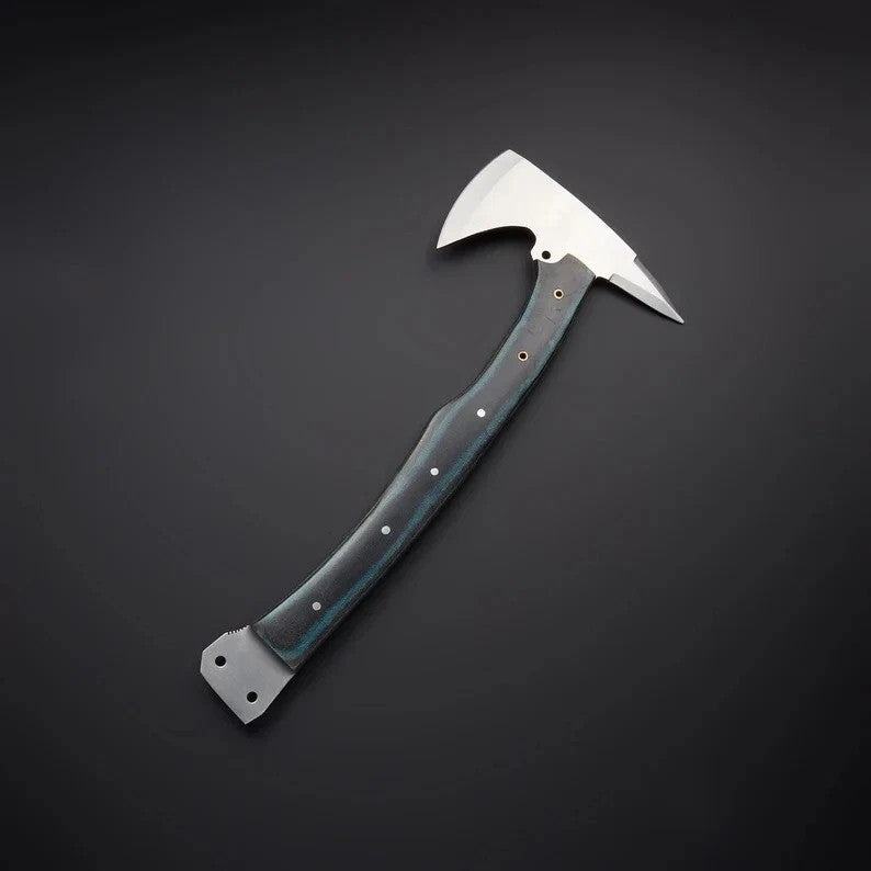 Custom Handmade Tomahawk Battle Ready Axe Viking Axe Carbon Steel Axe & Sheath