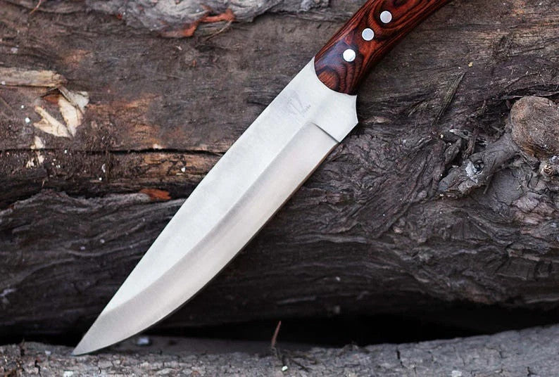 Custom Handmade D2 Steel Blade Survival Machete Knife - Hunting Knife Camping