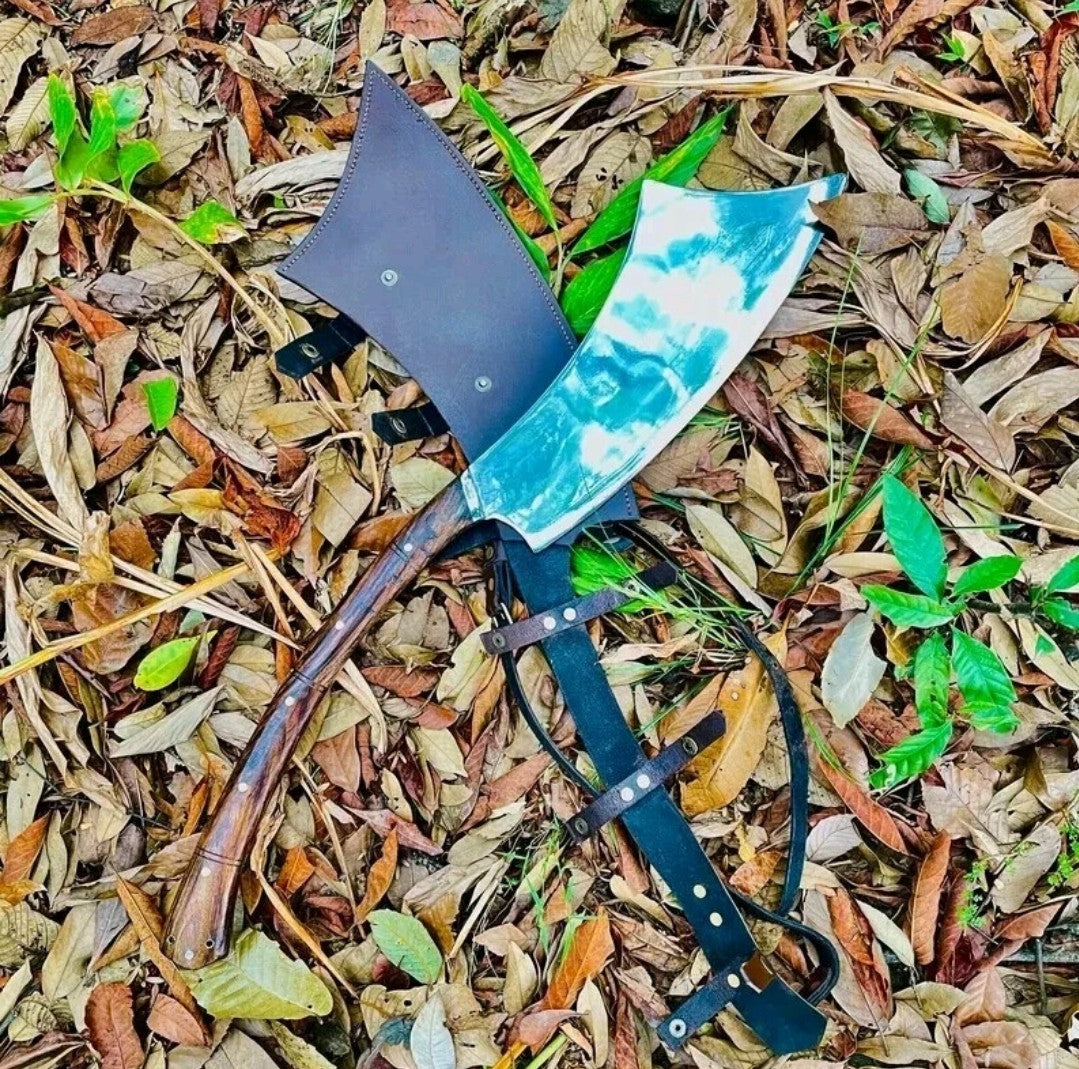 Custom Handmade Carbon Steel Blade Villagers Machete Sword | Hunting 32 inches