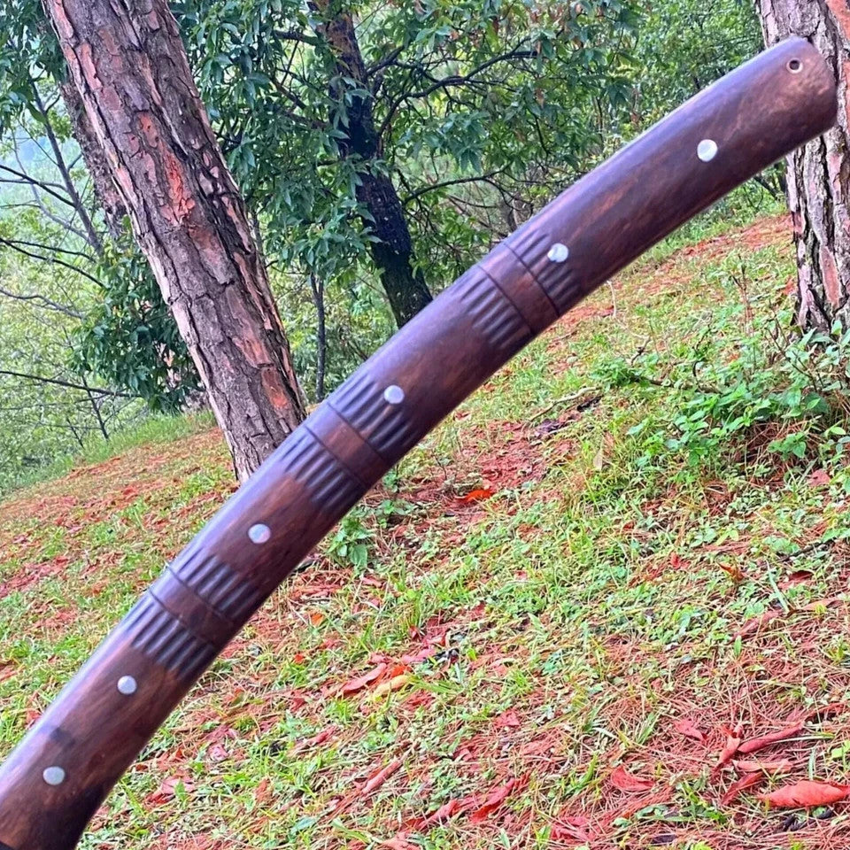 Custom Handmade Carbon Steel Blade Cleaver Machete Knife | Hunting Knife Camping