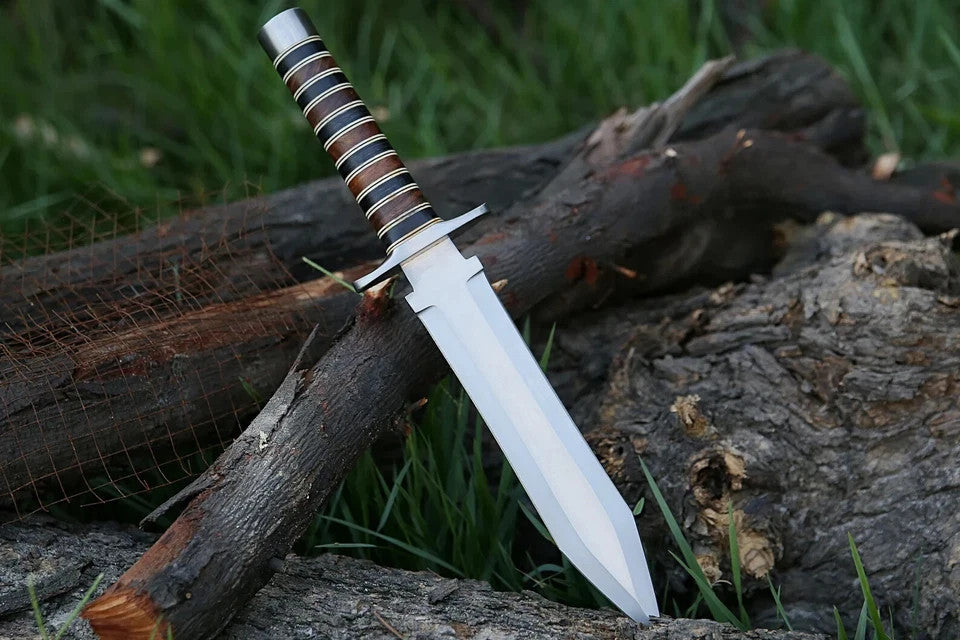 Custom Handmade D2 Steel Blade Dagger Knife - Hunting Knife Viking Sword Camping