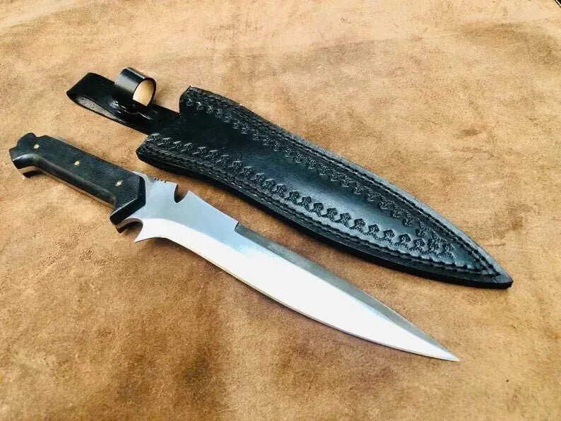 Custom Handmade D2 Steel Blade Bowie Jack Krauser Knife|Hunting Knife Camping
