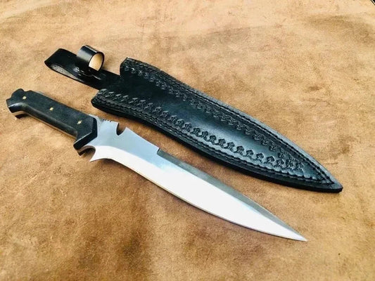 Custom Handmade D2 Steel Blade Bowie Jack Krauser Knife|Hunting Knife Camping