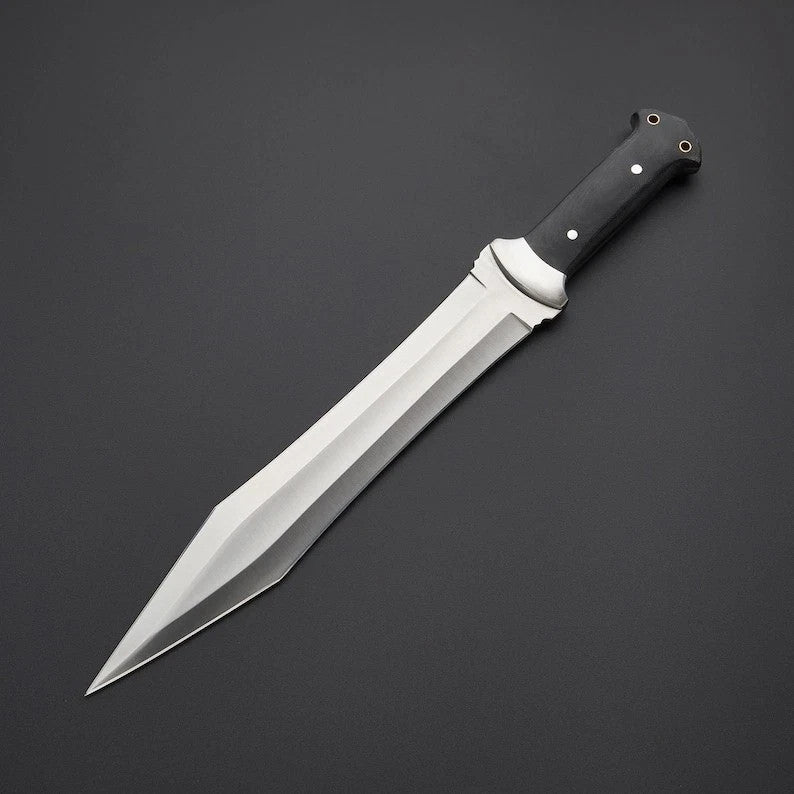 Custom Handmade Carbon Steel Blade Nightstalker Sword | Hunting Sword | Camping