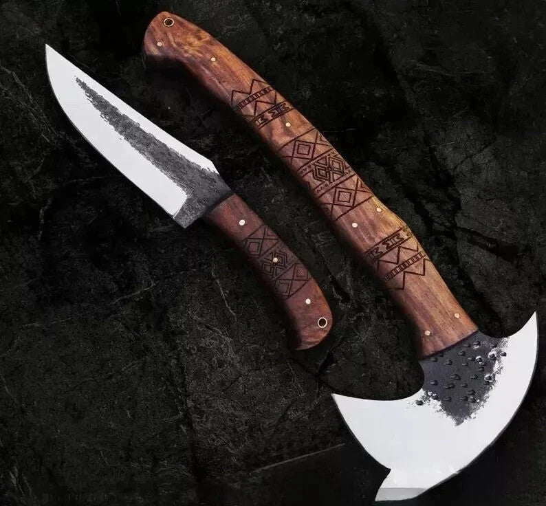 Custom Handmade Compatible Sayoc RnD Compact Axe Tomahawk Hatchet Full Tang Axe